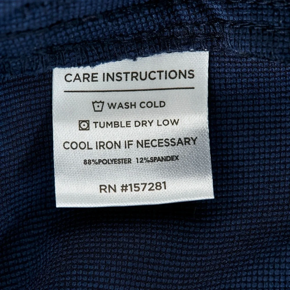 Mizzen+Main Helmsman Pants Mens 33X32 Navy Slim Fit Performance FITS 34x28.5‎